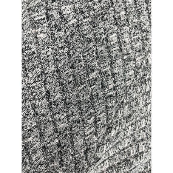 IZ Byer Womens Gray Twist Front Knot Blouse Top Ribbed 3/4 Sleeve Shirt Size XS - Picture 8 of 12